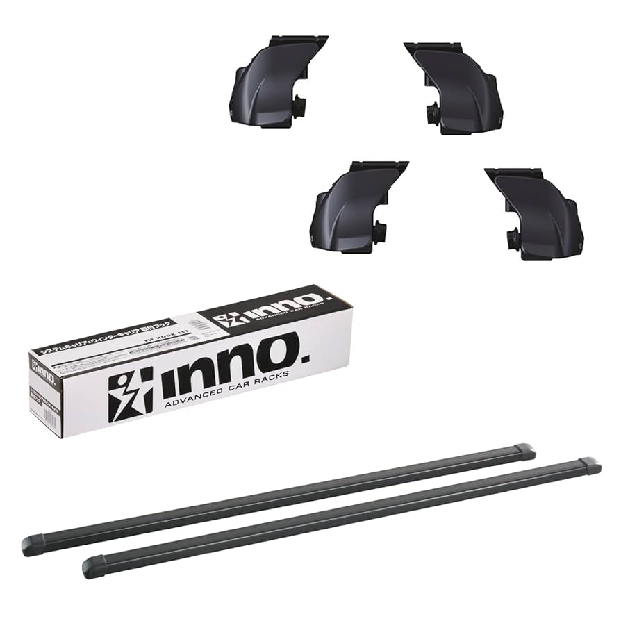 イノー　ルーフバー　ベースキャリアセット　カーメイト Amazon.co.jp: カーメイト inno(イノー) 車種別 【スクエア